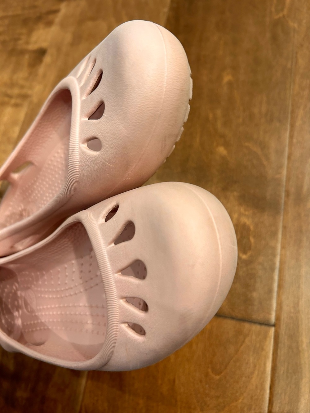 Crocs light pink sling back ballet style shoes 8 - Picture 7 of 10